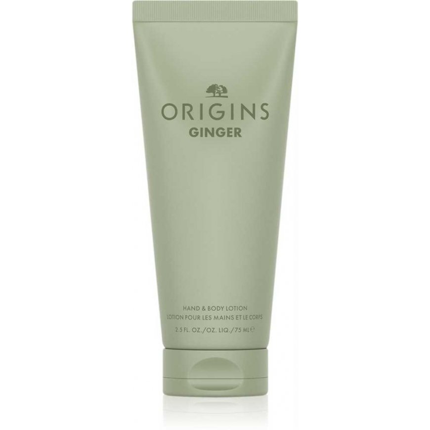 Origins Ginger Hand & Losjonas kūnui rankų ir kūno kremas, 75 ml