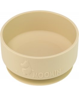 Moomin Silicone bowl, latte beige