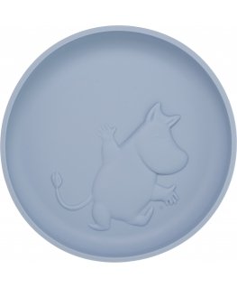 Moomin Silicone plate, sky blue