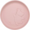 Moomin Silicone plate, rosehip pink