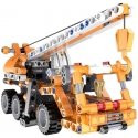 Rinkinys klocków konstrukcyjnych CaDA 22 cm oranžinė Dźwig Żuraw Važiuoklė budowlany pull back 272 elementy Rinkinys klocków konstrukcyjnych CaDA 22 cm oranžinė Dźwig Żuraw Važiuoklė budowlany pull back 272 elementy