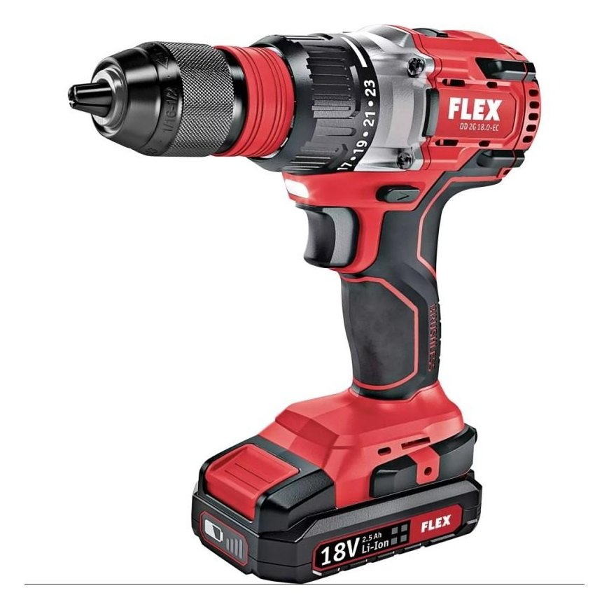 Akumuliatorinis suktuvas-gręžtuvas FLEX DD 2G 18,0 EC 2x5,0Ah – 2
