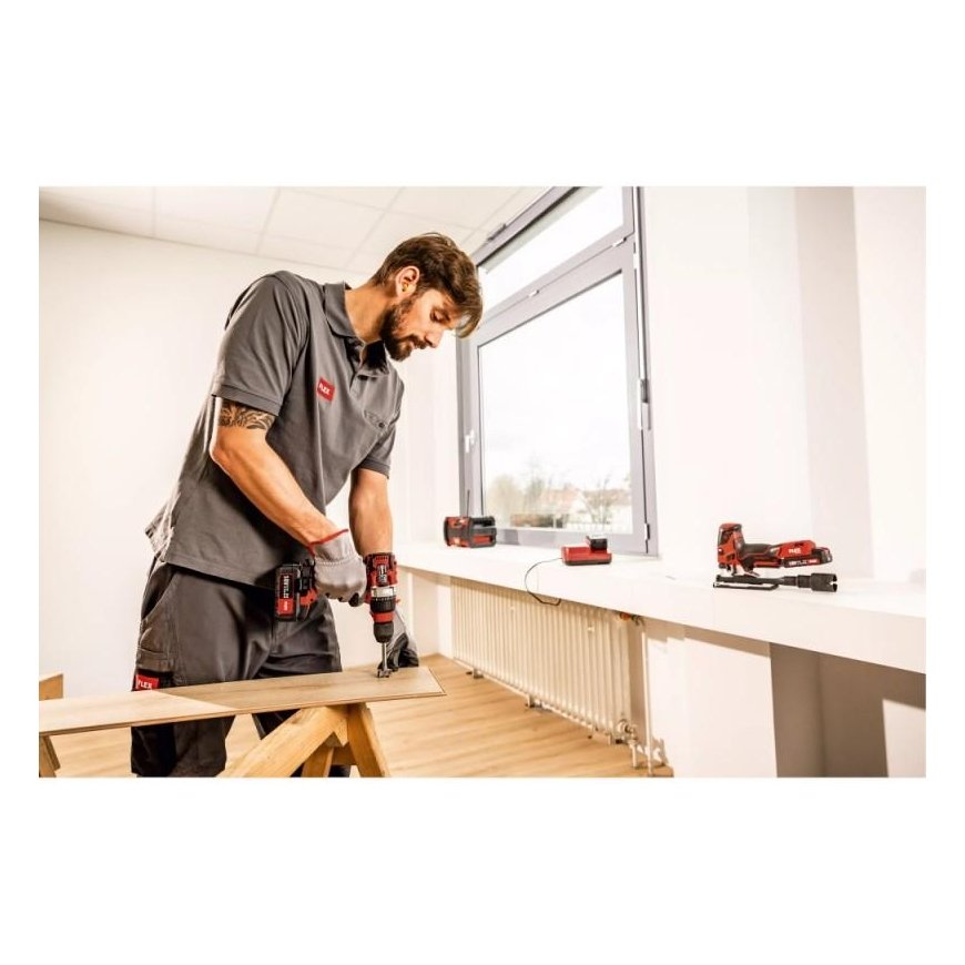 Cordless screwdriver-drill FLEX DD 2G 18.0 EC 2x5.0Ah – 5