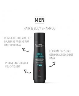 Vyriškas plaukų ir kūno šampūnas Goldwell Men Hair & Body Šampūnas 300ml