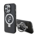 Dėklas Karl Lagerfeld Ringstand Karl and Choupette MagSafe Case for iPhone 16 Pro Max Juodas Dėklas Karl Lagerfeld Ringstand Karl and Choupette MagSafe Case for iPhone 16 Pro Max Juodas