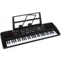 Lean Toys Keyboard with Microphone Musical Instrument Black Lean Toys Keyboard with Microphone Musical Instrument Black