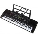 Lean Toys Klaviatūra su mikrofonu Muzikos instrumentas Juoda