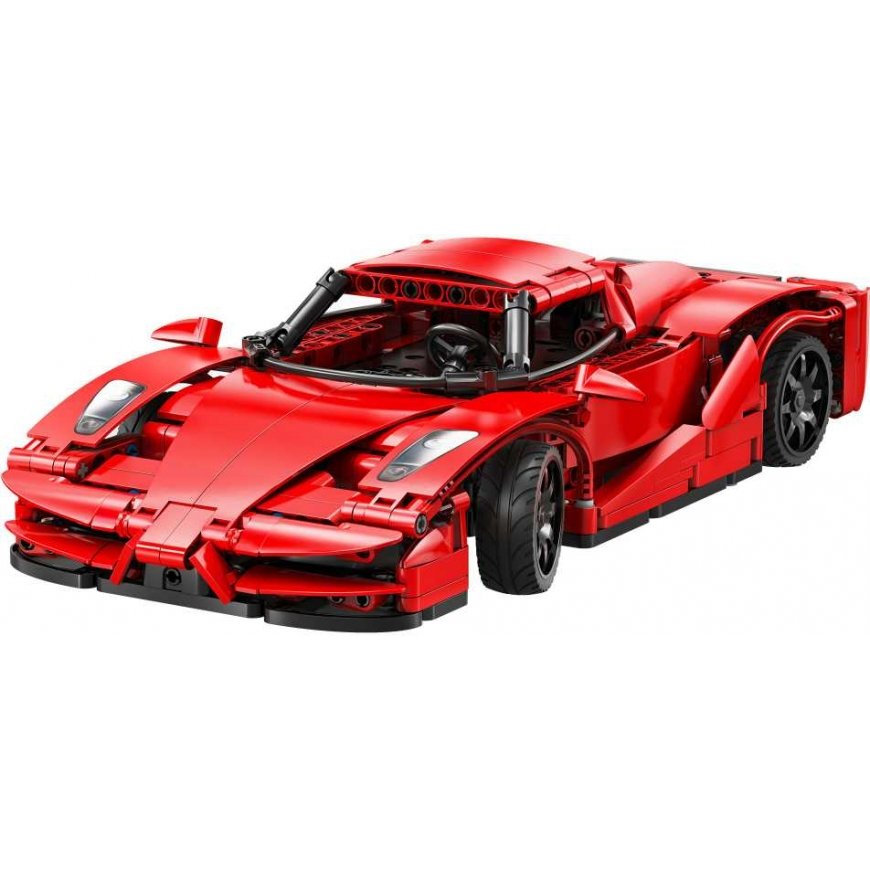 Klocki konstrukcyjne CaDA Samochód zdalnie sterowany Auto sportowe raudona 32 cm Raudona Blade Sport Car Važiuoklė 405 dalys RC – 3
