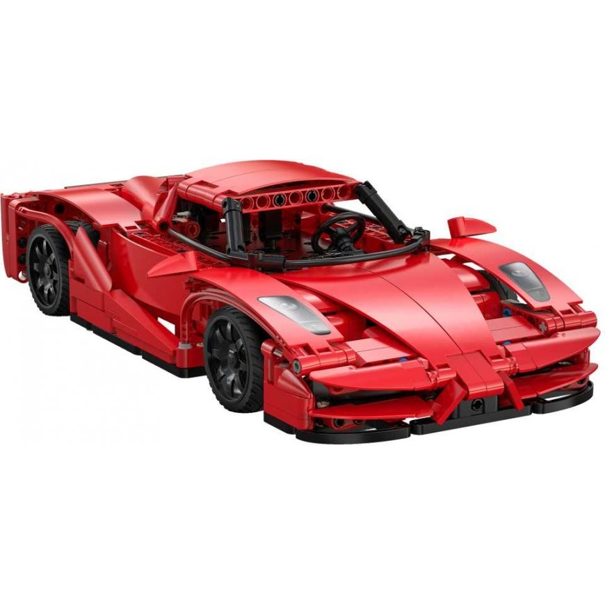 Klocki konstrukcyjne CaDA Samochód zdalnie sterowany Auto sportowe raudona 32 cm Raudona Blade Sport Car Važiuoklė 405 dalys RC – 4