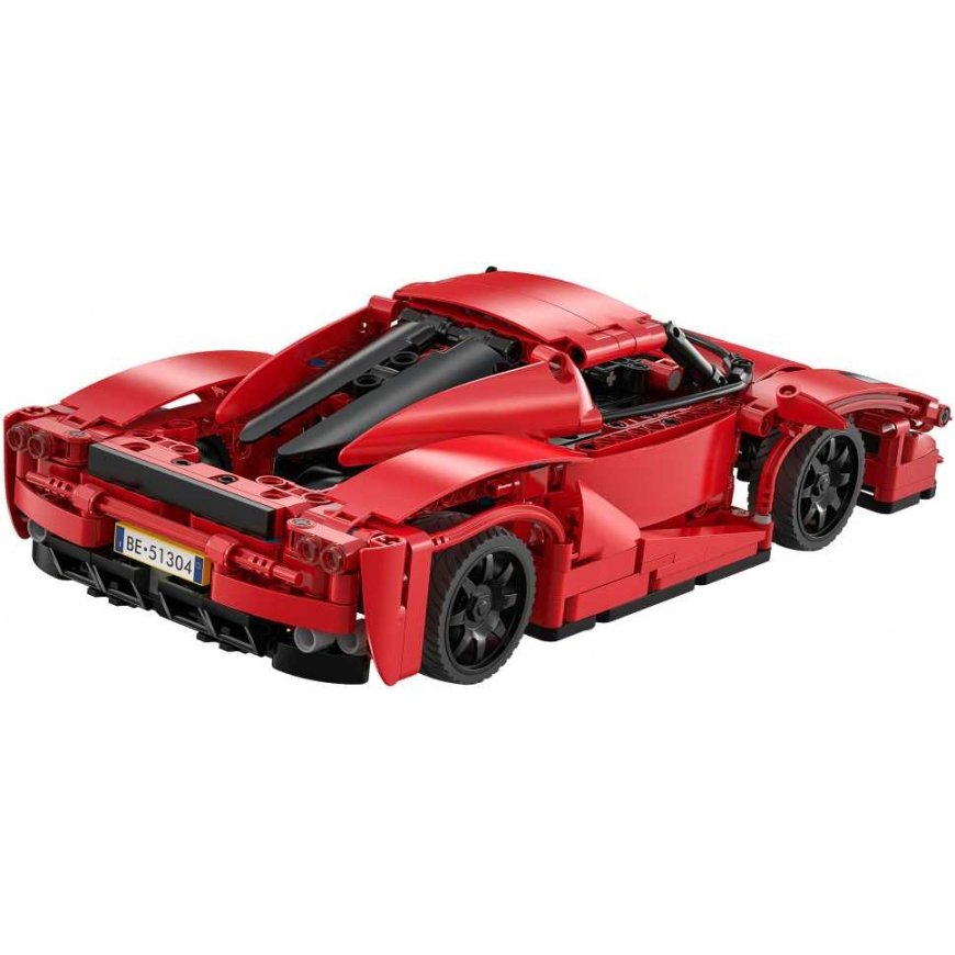 Klocki konstrukcyjne CaDA Samochód zdalnie sterowany Auto sportowe raudona 32 cm Raudona Blade Sport Car Važiuoklė 405 dalys RC – 5