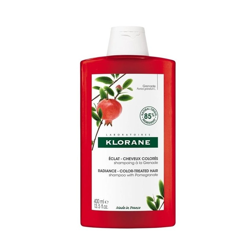 "Klorane" granatų plaukų šampūnas 400ml – 2