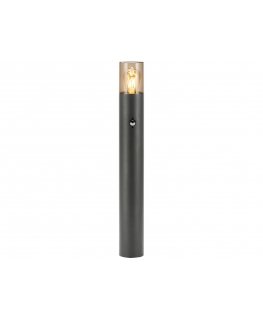 Orno SALVIA garden lamp, pole with PIR sensor, E27, max. 15W, IP54, 50cm, grey