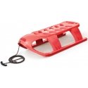 Prosperplast PLASTIC SLEDGE WITH BACK 88x45x42CM RED Prosperplast PLASTIC SLEDGE WITH BACK 88x45x42CM RED