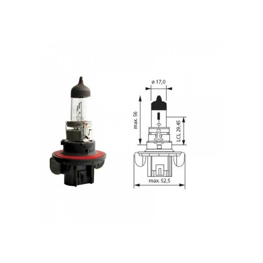 Narva Lemputė 60/55W 12V P26,4t H13 9008