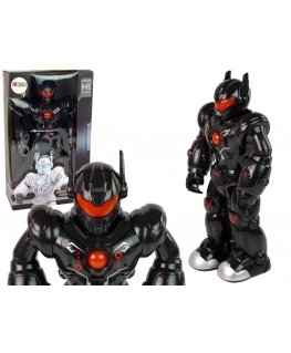 Lean Toys Interaktyvus robotas vaikšto garsas Šviesos juodos