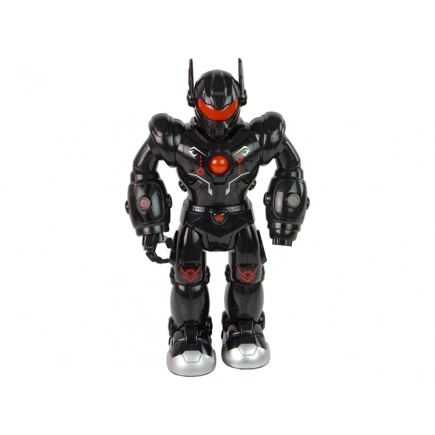 Lean Toys Interaktyvus robotas vaikšto garsas Šviesos juodos – 4