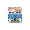 INABA CAT Dvīņu tuncis ar vistu un ķemmīšgliemēm buljonā – kaķa kārums – 2x40g