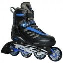 NH10905 4in1 BLACK LED SIZE M. L(39-42) INLINE SKATES WITH DIM. NILS EXTREME HOCKEY BLADE