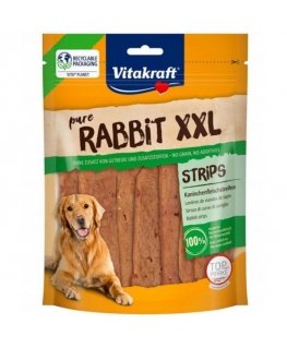 VITAKRAFT Paski mięsne królik XXL - Przysmak dla psa - 250g