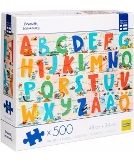 Mauri Kunnas Aakkoset -palapeli, 500 palaa