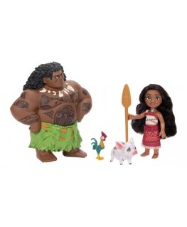 Jakks Pacific Disney Moana 2 6 Inch Petite Doll Maui & Moana