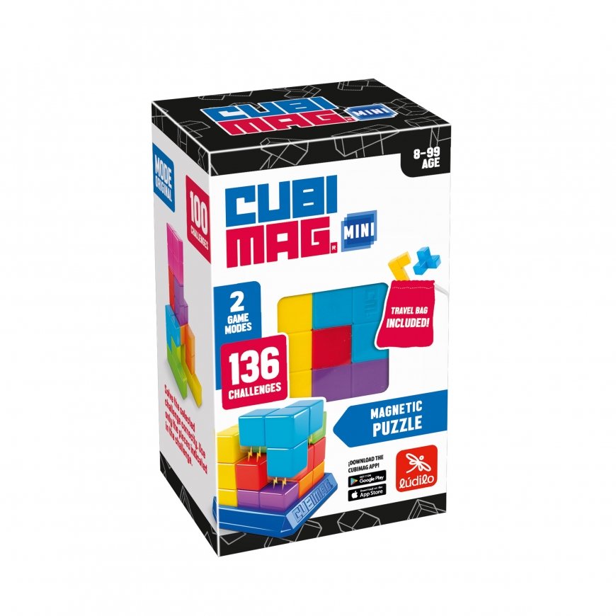 BLUE ROCKET CUBIMAG Viedā spēle Mini