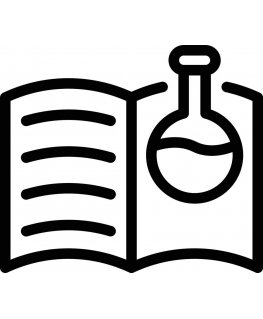 Set with a microscope