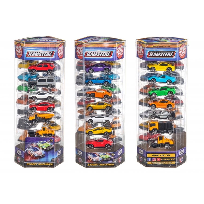 TEAMSTERZ Die-Cast automašīnu modeļu komplekts, 7