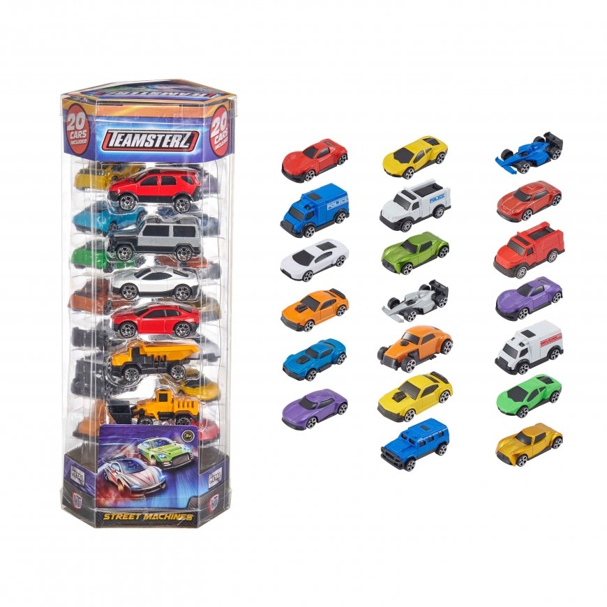 TEAMSTERZ metallist autode komplekt, 7cm, 20tk – 2