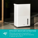Bora Smart Dehumidifier 20 L+Laundry Mode, Effective area 40m², White | Bora Smart Dehumidifier 20 L+Laundry Mode, Effective area 40m², White |