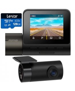70Mai Dash Cam A200 + kamera wsteczna RC11 + karta Lexar 128GB