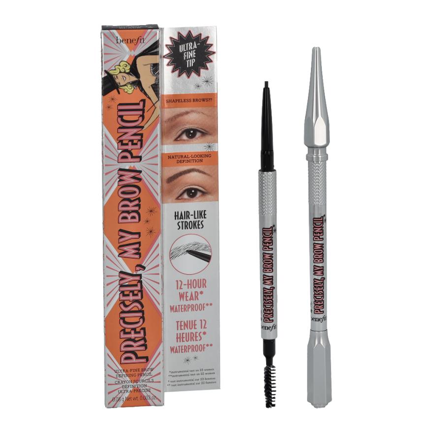 Benefit Precisely My Brow Pencil Ultra-Fine eyebrow pencil, shade: 6 Cool Soft Black, 0.08 g