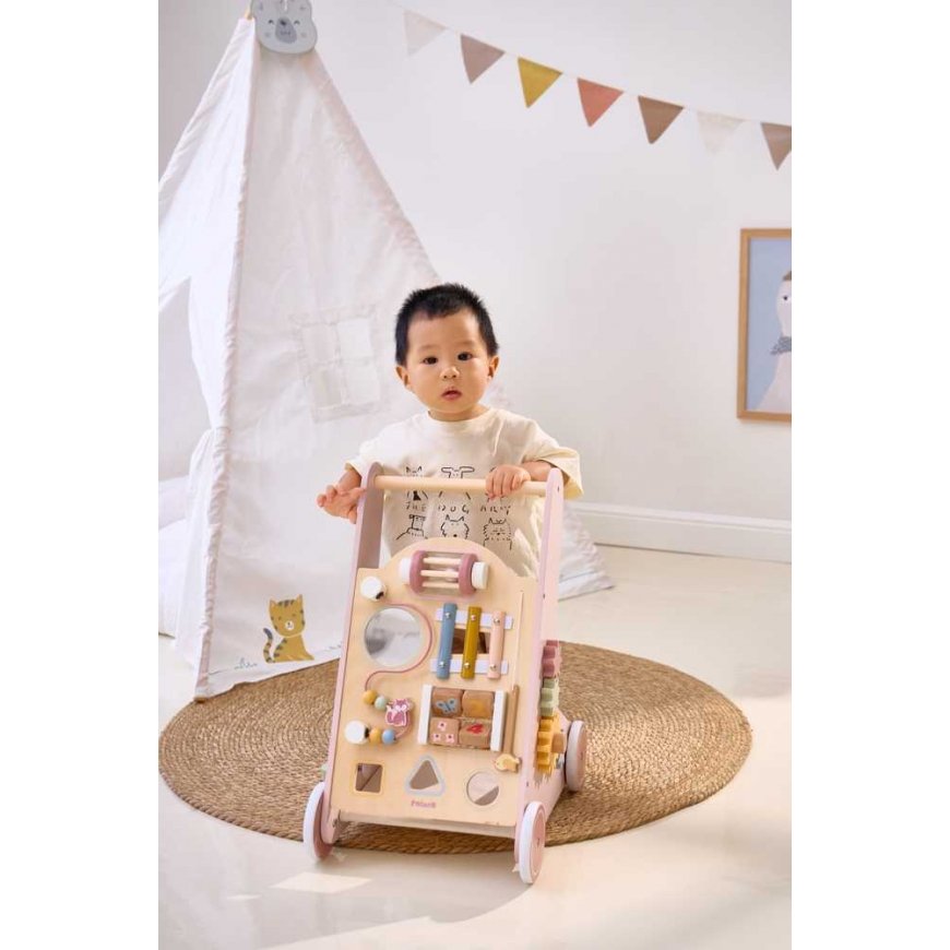 Viga Toys VIGA PolarB Drewniany Pchacz Chodzik Rožine Edukacyjny – 4