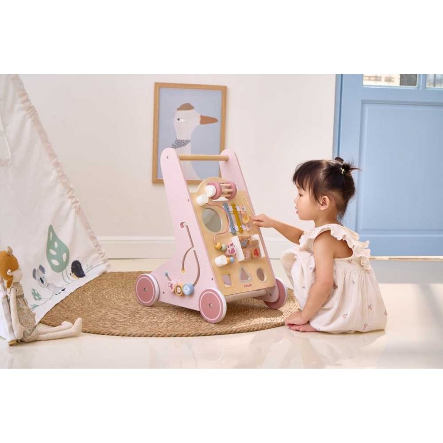 Viga Toys VIGA PolarB Drewniany Pchacz Chodzik Rožine Edukacyjny – 5