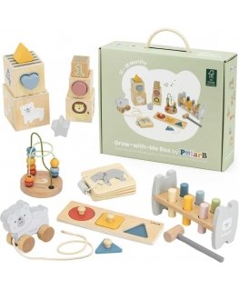 Viga Toys VIGA Rinkinys Zabawek Edukacyjnych Pudełko Box od 12 miesiąca do 18 miesiąca
