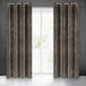 Eurofirany DIVA LINE RIA Soft velvet night curtain, 140X250 cm, loops / rings, color: graphite Eurofirany DIVA LINE RIA Soft velvet night curtain, 140X250 cm, loops / rings, color: graphite