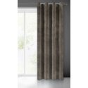 Eurofirany DIVA LINE RIA Soft velvet night curtain, 140X250 cm, loops / rings, color: graphite Eurofirany DIVA LINE RIA Soft velvet night curtain, 140X250 cm, loops / rings, color: graphite