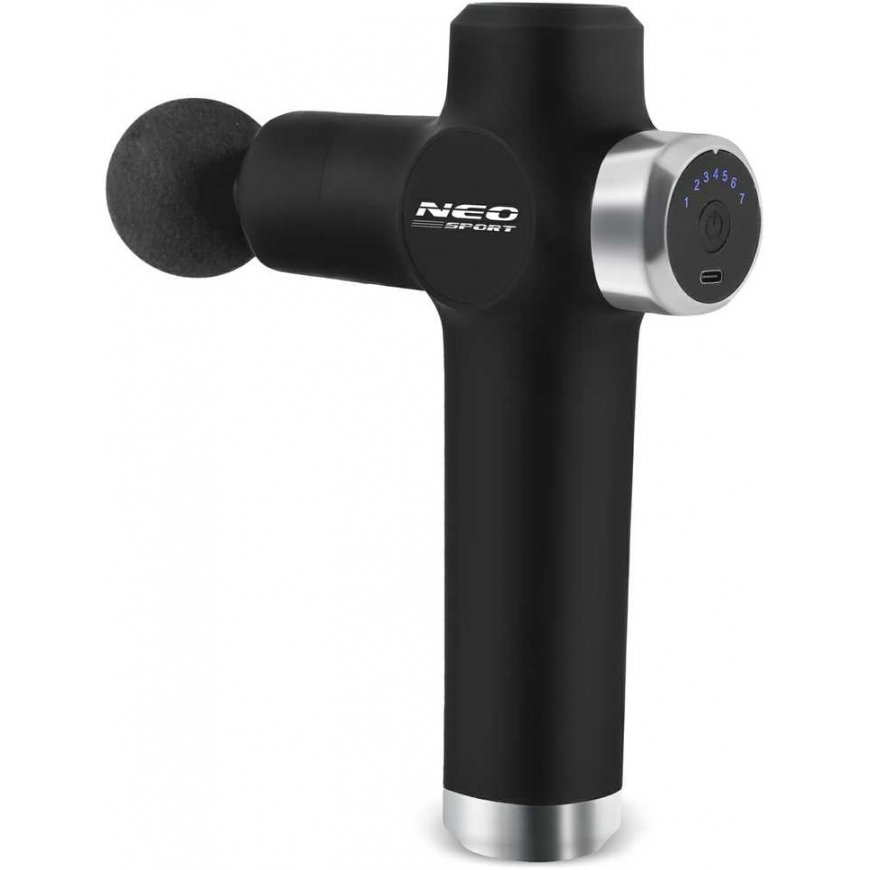 Body massage gun with 8 accessories NS-501 Neo-sport, black – 5