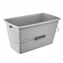 Rectangular bucket 13L Bent 44x22x22,5cm grey Rectangular bucket 13L Bent 44x22x22,5cm grey