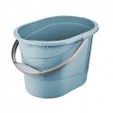 Rectangular bucket 13L Bent 44x22x22,5cm grey Rectangular bucket 13L Bent 44x22x22,5cm grey