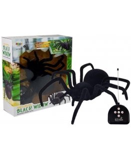 Lean Cars Big Hairy Spider Juodas Widow Remote Controlled