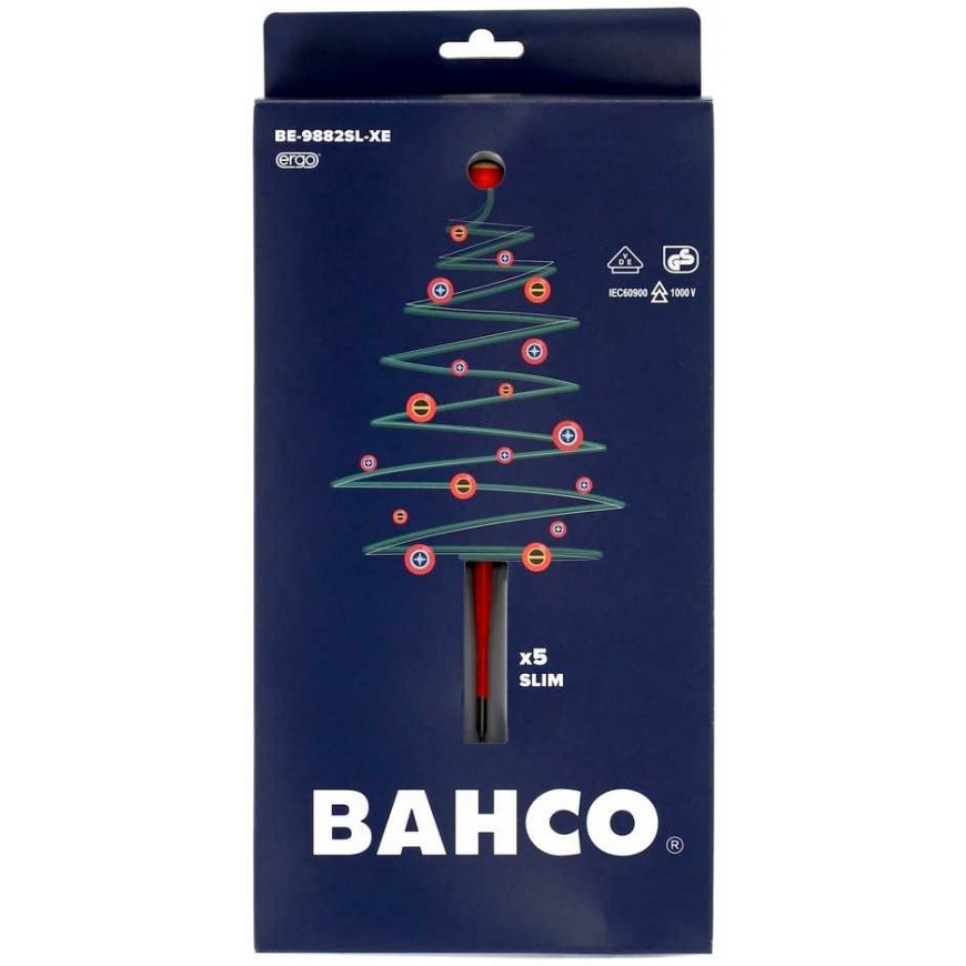 Bahco set of 5 pcs. wkrętaków