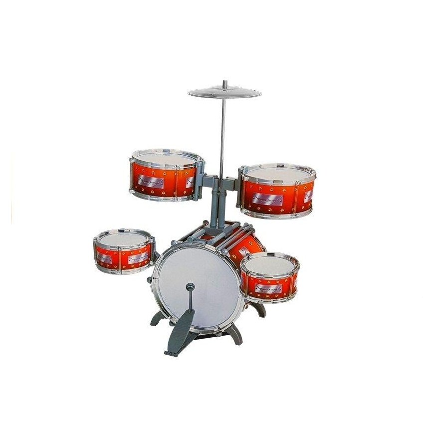 Lean Cars Big Red Drum Set for Kids – 3