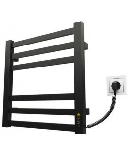 Towel dryer Kosser Gerda 500x500/6 ER with timer black