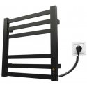 Towel dryer Kosser Gerda 500x500/6 ER with timer black Towel dryer Kosser Gerda 500x500/6 ER with timer black