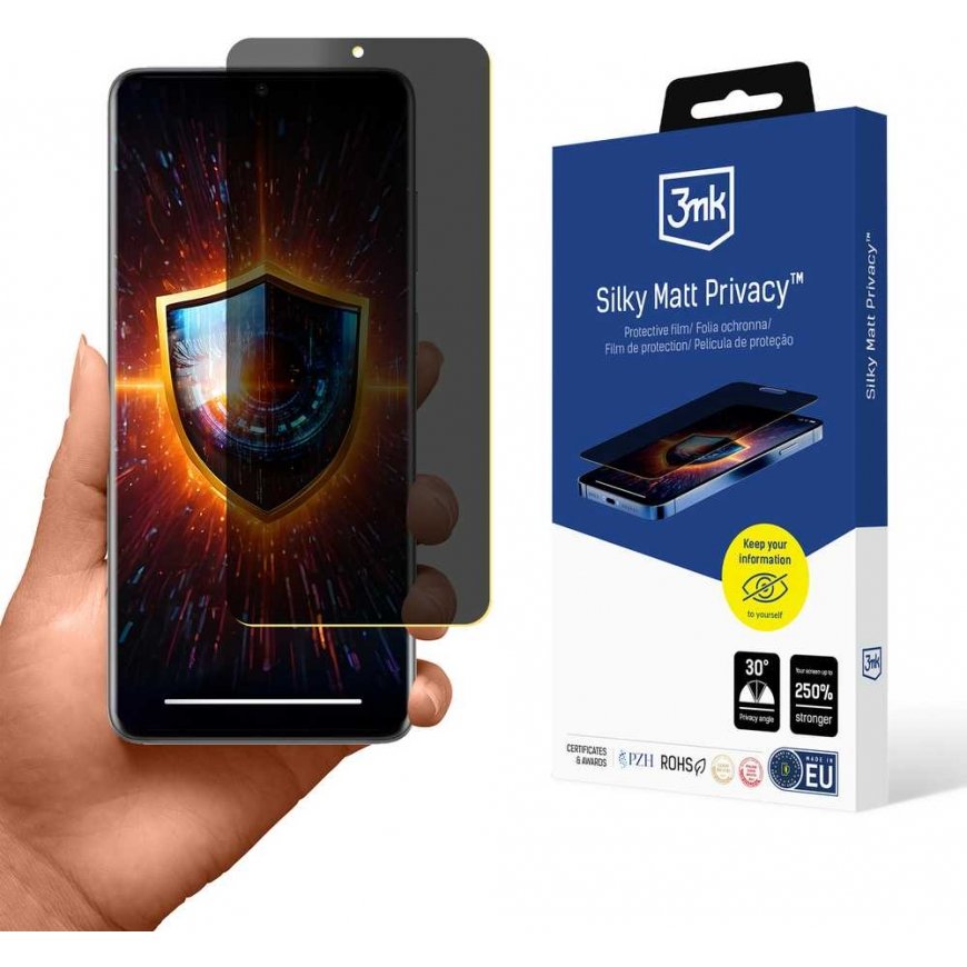 Samsung Galaxy S20 Plus 5G - 3mk Silky Matt Privacy