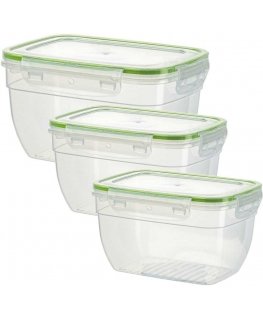 Komplet 3 containers na żywność Gusto wysokie AMBITION
