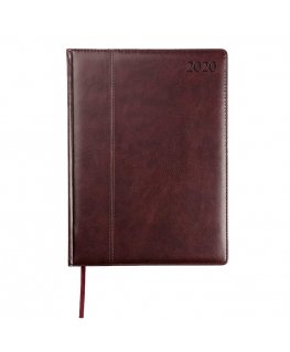 FAT Calendar AMBASSADOR Black EDITION 2024, PU, A4, dark brown