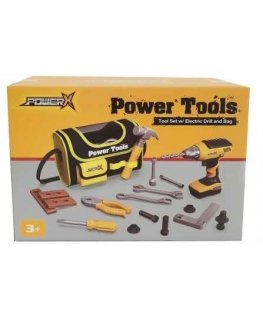 Power X POWER X, Tool Set w/ Electric Drill and Tool Bag