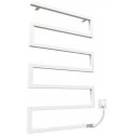 Electric towel dryer Kosser Zeta 900x550 ER, with timer, white (cable on the right)